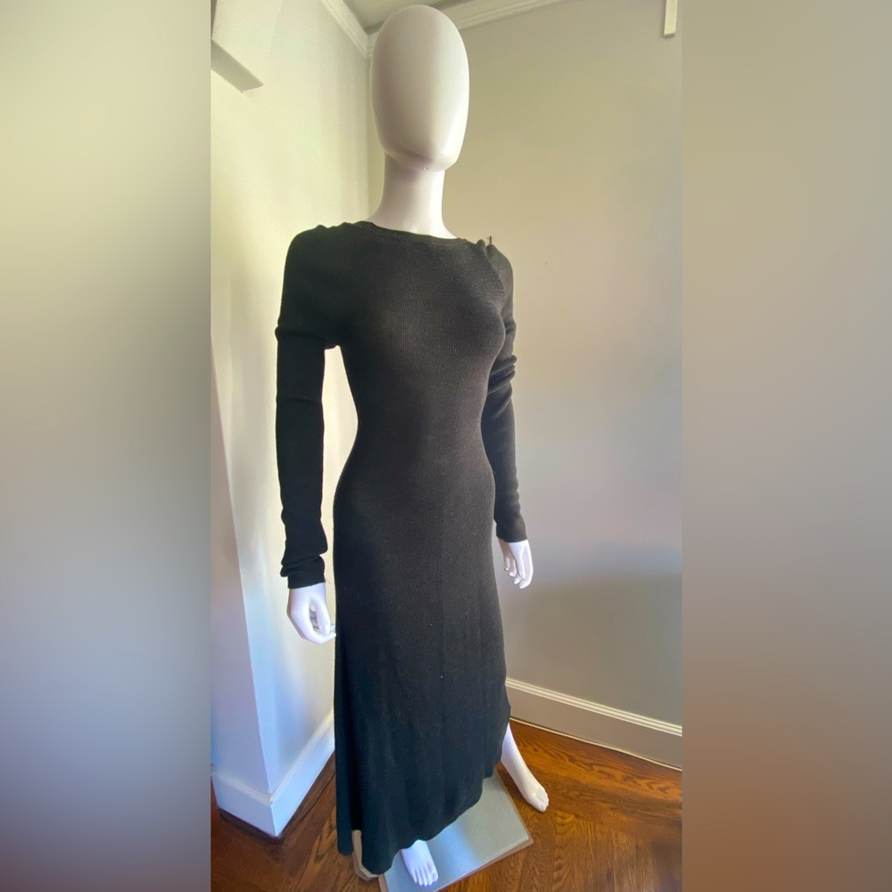 Wool Gray Dress Size:8